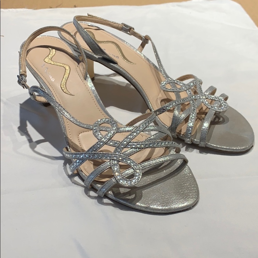 Nina Silver Homecoming shoes